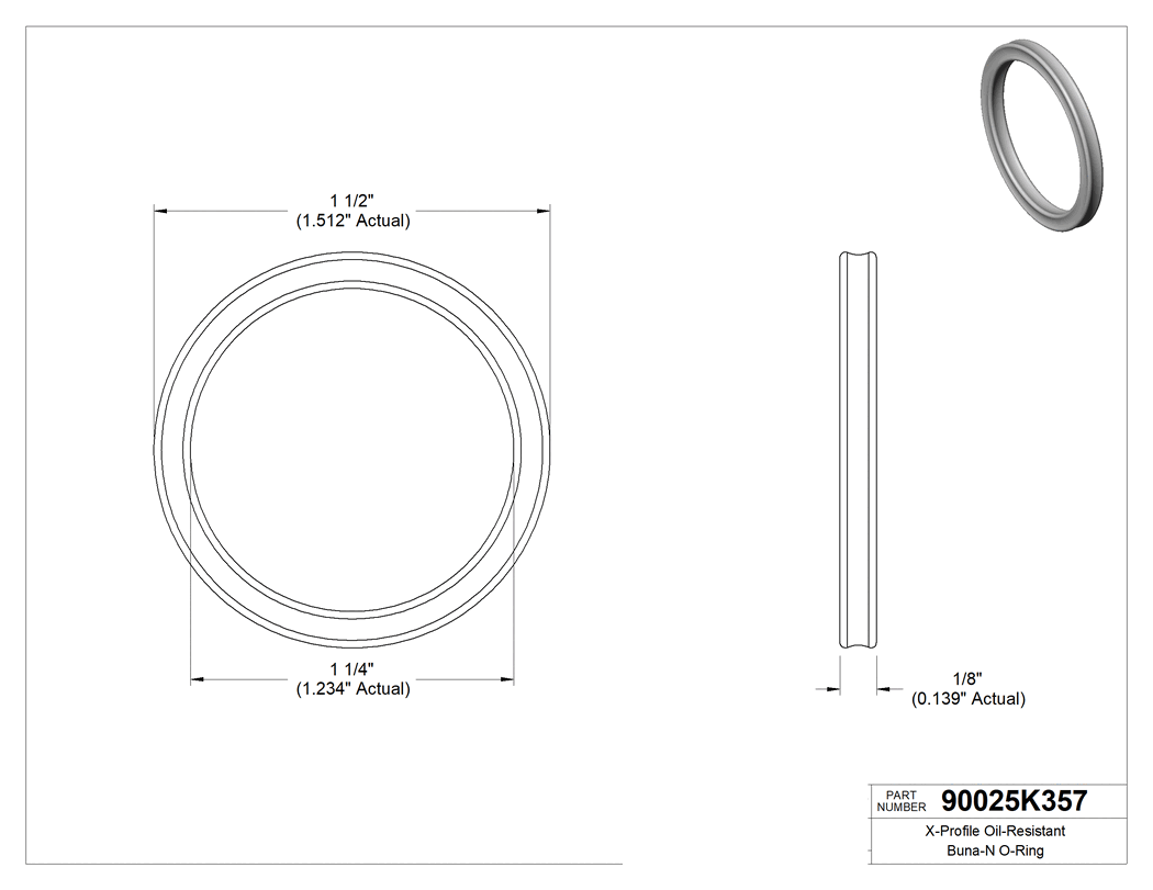 Technical drawing - 90025K357